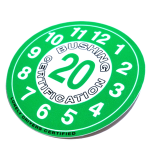 JDM Inspection Bushing Certification Sticker (Green)