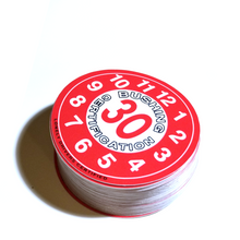 JDM Inspection Bushing Certification Sticker (Red)