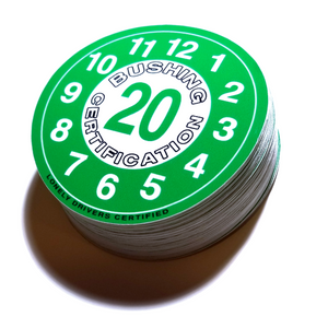 JDM Inspection Bushing Certification Sticker (Green)