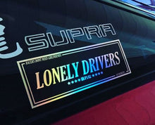LONELY DRIVERS OIL SLICK STICKER
